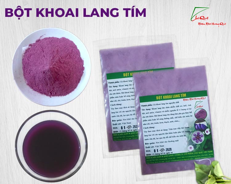 bột khoai lang tím